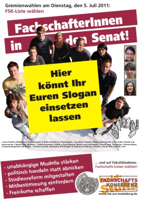 Wahlplakat 2011